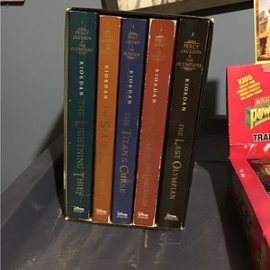 Percy Jackson books 1-5